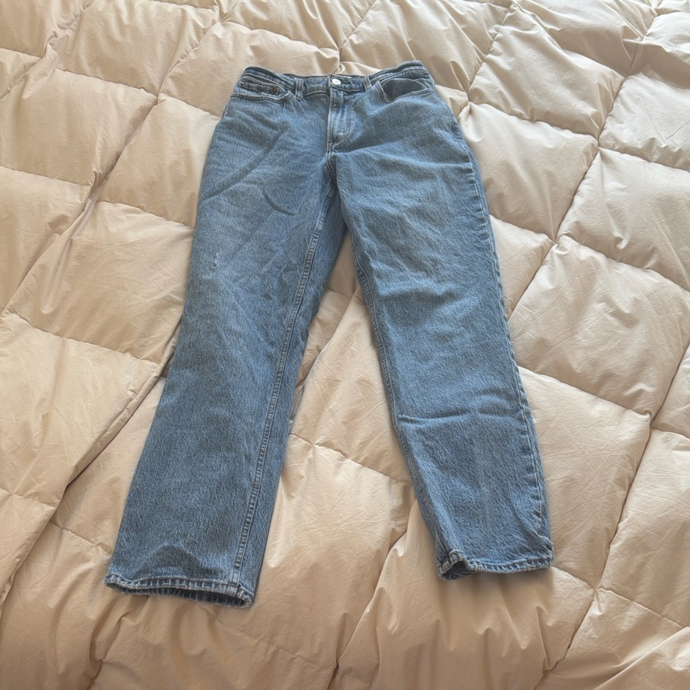 Abercrombie Curve Love 90s Straight Ultra High Rise